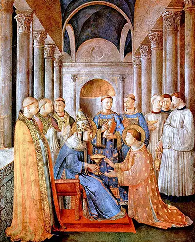 Ordination of Saint Lawrence Fra Angelico